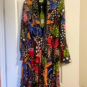 Farm Rio long sleeve maxi multicolored